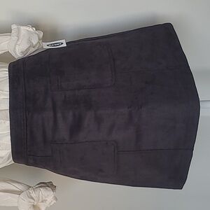 NWT Old Navy Soft Black A-Line Mini Skirt